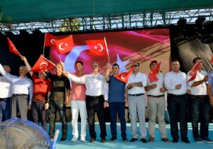 DEMOKRAS VE EHTLER MTNG NDE ANTALYA DAN BRLK MESAJI