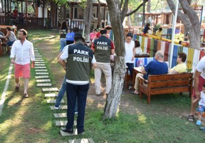 Antalyada Trkiye Huzurlu Parklar Uygulamas Yapld