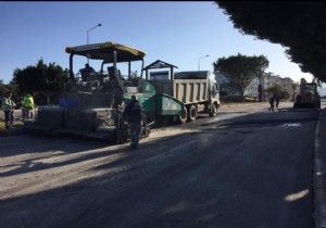 Bykehir ekiplerinden hafta sonu  asfalt yenileme almas