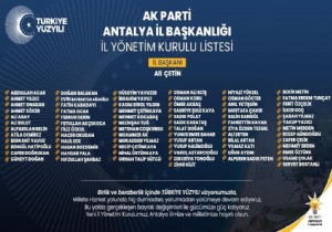 AK Parti l Bakan etin Yeni l Ynetimini Aklad