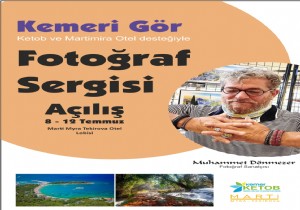 Fotoğraf Sanatçısı Muhammet Dönmezer Kemeri Gör Sergisi İlgiyle Ziyaret Edildi