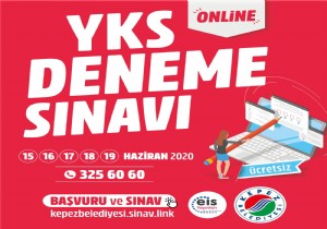 niversite adaylarna bir online deneme snav da Kepez Belediyesi nden