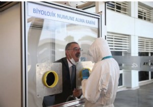 Gnlk 500 Kapasiteli PCR Test Merkezi Antalya Havalimannda Hizmete Girdi