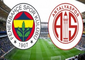 Antalyaspor Fenerbahe Man 4 Golle Kaybetti