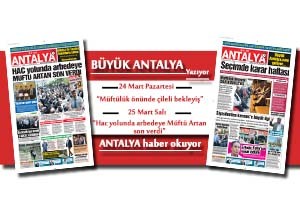 ileyi Byk Antalya Gazetesi Manetine Tamt