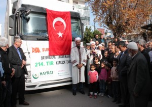 KUMLUCA DAN BAYIRBUCAK TRKMENLERNE 2 TIR MALZEME