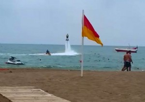 ANTALYA SAHLLER FLYBOARD TUTKUNLARINA EV SAHPL YAPIYOR