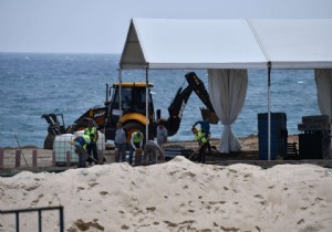 Konyaaltında Avrupa  Plaj hentbolu hazırlıkları sürüyor