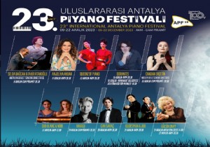 23. Uluslararas Antalya Piyano Festivali Gn Sayyor