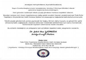Emniyet Mdr Dr.Zaimolu dan  Pols Merkezine Gece  Denetimi